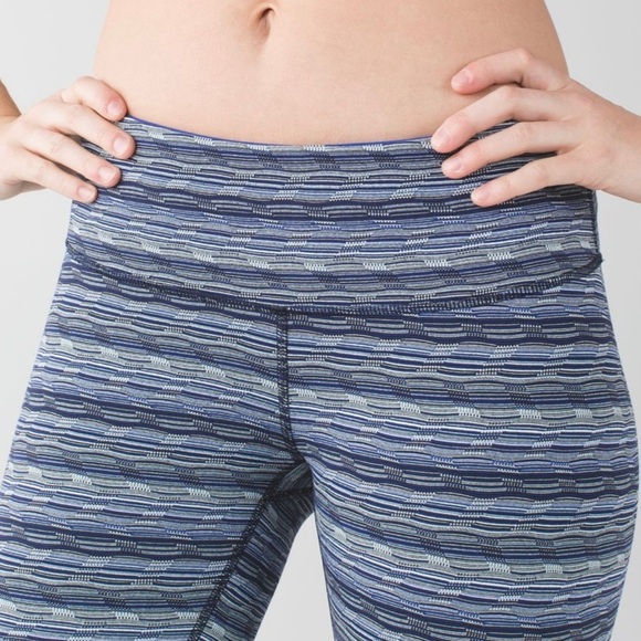 Lululemon Wunder Under Space Dye Twist Sapphire Blue Multi - Picture 5 of 10